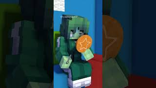 When Zombie Girl Plays Squid Game Dalgona Candy  minecraft animation shorts [upl. by Gerrald341]