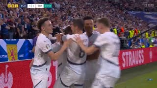 SHAQIRI GOAL  SCOTLAND VS SWITZERLAND UEFA EURO 2024 [upl. by Coppins124]