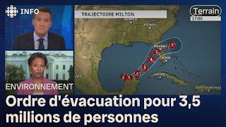 L’ouragan Milton devrait toucher terre le 9 octobre [upl. by Dumas548]