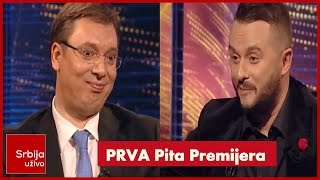 Aleksandar Vucic i Ivan Ivanovic  PRVA PITA PREMIJERA [upl. by Katonah]