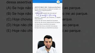 RACIOCÍNIO LÓGICO  NEGAÇÃO [upl. by Nalepka]