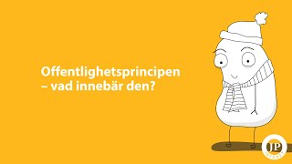 Offentlighetsprincipen – vad innebär den [upl. by Tahp792]