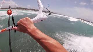 Kitesurf Sakalava Bay Madagascar on the reef and in the lagoon [upl. by Ingelbert]