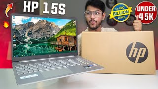 HP 15s Thin amp Light Laptop Unboxing🔥2024 GTA V Gaming Test Best Laptop Under 50k RS [upl. by Niboc130]