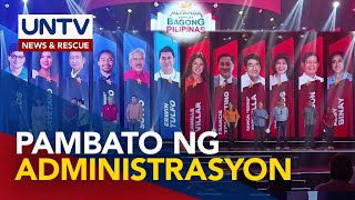 Senatorial lineup ng PBBM Administration sa 2025 Polls inanunsyo na [upl. by Notsecnirp]