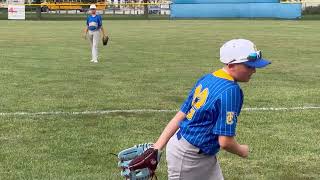 Buffalo TriCity  Sangamon Valley Tornadoes Middle School baseball vs Calvary Academy [upl. by Ateekan]