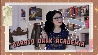 REFORMANDO MEU QUARTO bedroom makeover  DARK ACADEMIA AESTHETIC [upl. by Randy]