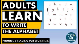 Learn to read and write English Alphabet in lower case print [upl. by Anya653]