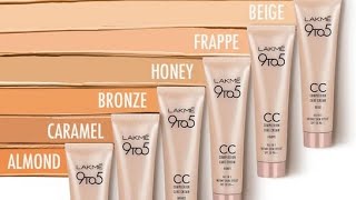 lakme cc cream review nasrinfashionandbeauty must watch [upl. by Ecinrahs]