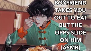 Boyfriend Takes You Out To Eat But His Opps Slide On Him Boyfriend ASMR [upl. by Hanafee]