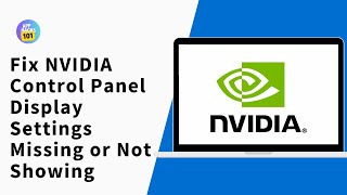 How To Fix NVIDIA Control Panel Display Settings Missing or Not Showing [upl. by Ecniv]