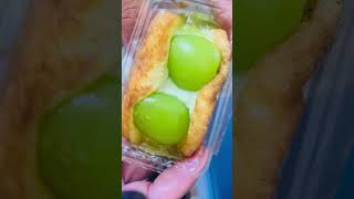 Giant Shine Muscat waffle shortvideo  Japanese snacks Nhins Kitchenette [upl. by Llohcin]