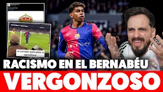 🤬VERGONZOSO RACISMO en el BERNABÉU con LAMINE YAMAL y RAPHINHA ¡INTOLERABLE [upl. by Wickner]