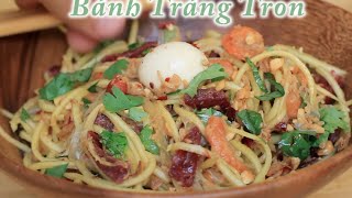 Bánh Tráng Trộn  Amazing Vietnamese Recipe [upl. by Kirch]