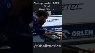 9 Ball 2023 World Pool Championship Best shots billiards 9ballpool [upl. by Wight595]