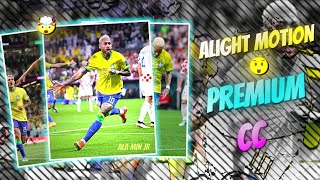 Alight Motion Premium Football CC 🥶 Football Premium CC 🔰cc xml [upl. by Angelica]