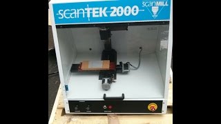 ScanTek 2000 Scan Mill denford micromill 2000 Initial powerup [upl. by Norty]