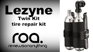 LEZYNE Twinkit Tire repair and CO2 review [upl. by Fortune]