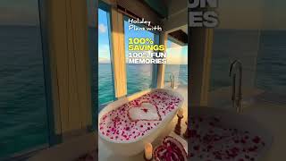 Maldives Honeymoon Tour  Water Villa in Maldives with 100 Savings  Maldives Fun Memories [upl. by Aire]