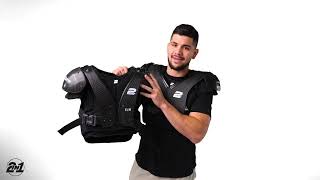 2in1 Shoulder Pads Review By Former Baylor University Running Back Silas Nacita [upl. by Kacerek]