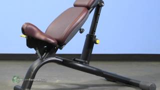 TechnoGym 090 Degree Adjustable Bench [upl. by Adnilre]