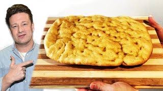 FOCACCIA BREAD  Jamie Oliver recipe [upl. by Imis]