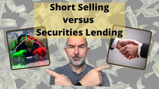 Short Selling versus Securities Lending [upl. by Otrebogir]