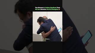 Gukeshs Dad Reaction After His Son Became World Chess Champion chess Shorts [upl. by Czarra886]