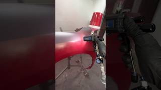 BEAUTIFUL PROFESSIONAL CAR PAINT RED PEARL PROCESS AND REPAIR bodyshop paint [upl. by Durwood]