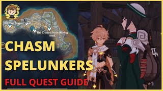 The Chasm Delvers Chasm Spelunkers World Quest Guide  Genshin Impact [upl. by Durrej]