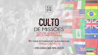 CULTO DE ADORAÇÃO E MISSÕES  181024 [upl. by Elumas566]