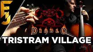 Diablo  quotTristram Villagequot AcousticMetal Guitar Cover  FamilyJules [upl. by Acnoib724]