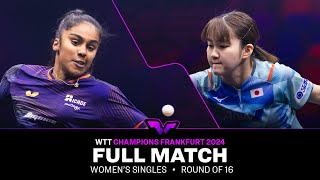 FULL MATCH  Prithika Pavade vs Satsuki Odo  WS R16  WTTFrankfurt 2024 [upl. by Olag720]