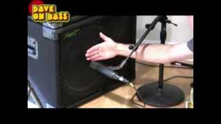 How To Mic A Bass Speaker Cabinet [upl. by Montagna]