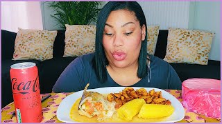 BOUILLON DE MULET ALLOCO PLANTAIN BOUILLI MUKBANG [upl. by Yzdnil614]