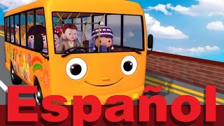 Las ruedas del autobús  Parte 5  Canciones infantiles  LittleBabyBum [upl. by Licec]