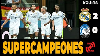 ✅ REAL MADRID 20 vs ATALANTA  ¡CAMPEONES  JUDE BELLINGHAM MVP😉 [upl. by Stargell]