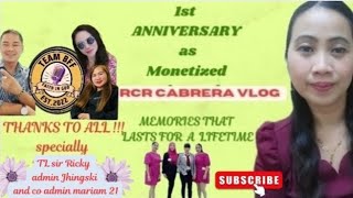 RCR Cabrera 1st anniversaryas monetiedGreat memories and worth keeping [upl. by Grant980]