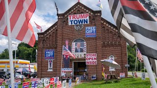 ‘Trump Town’ megastore in Virginia finds burgeoning popularity [upl. by Lorak565]