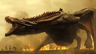 Daenerys Dragons Fight Full Scene S04 E01 [upl. by Nnylasor974]