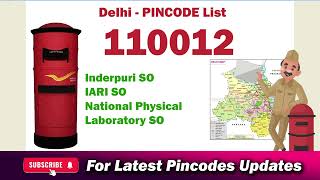 IARI Delhi Pin Code 110012  IARI Pin Code [upl. by Esilana]