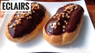 ECLAIRS RECIPE  Resep KUE ECLAIR  Trivina Kitchen [upl. by Meggy]