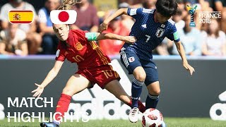 Spain v Japan  FIFA U20 Women’s World Cup France 2018  Match 14 [upl. by Lamhaj576]