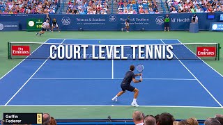 Court Level View Best Points ● Tennis On Another Level Part 6  Alcaraz Sinner Nadal Federer Djoko [upl. by Amand]