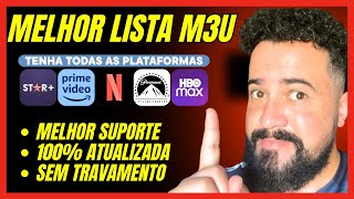 MELHOR LISTA M3ULISTA M3U GRATIS 2024LISTA M3U IPTVLISTAS IPTVLISTA M3U GRATISM3U IPTV [upl. by Anilac373]