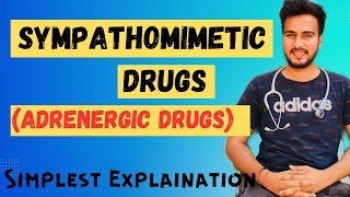 Sympathomimetics pharmacology Adrenergic Drugs ClassificationSideEffects [upl. by Oloap560]