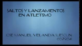 saltos y lanzamientos en el atletismo [upl. by Arnaldo]