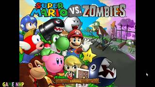 PvZ Mod Mario VS Zombies Nintendo vs Zombies  GamePlay [upl. by Diana]