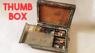 Pochade Box  Plein air Painting  Thumb Box  Homemade Pochade Box [upl. by Davilman]