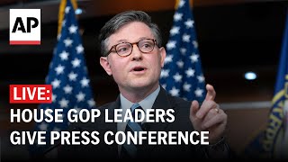 LIVE House GOP leaders give press conference [upl. by Vally]